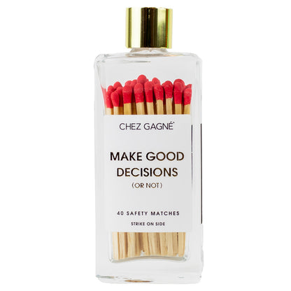 Glass Bottle Matchsticks