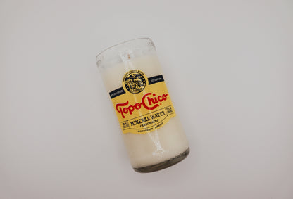 Topo Chico Bottle Candle