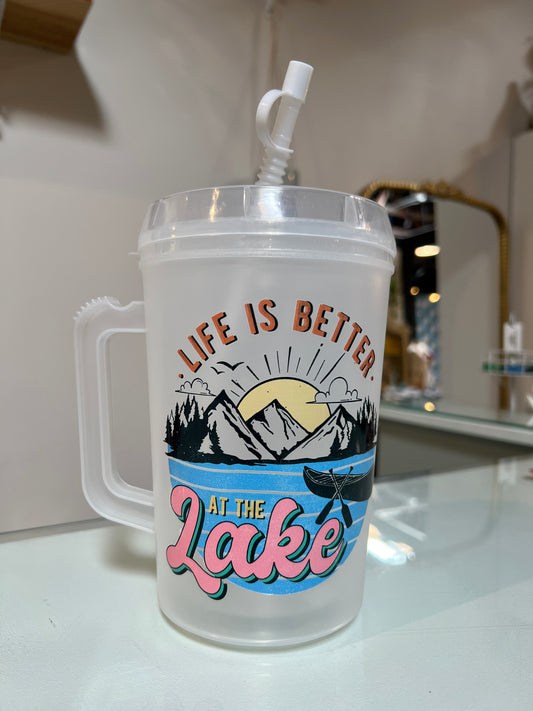 "Life Is Better At the Lake" Mega Mug