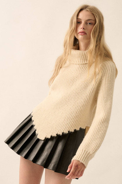 Magda Bandana Turtleneck Sweater