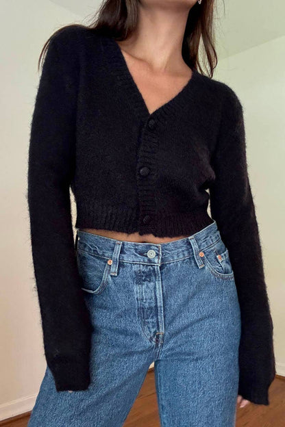 MJ Cropped Cardigan