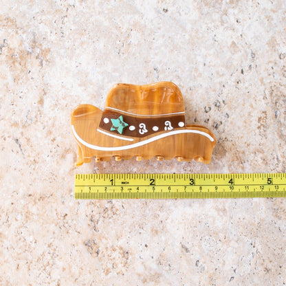 Western Cowboy Hat Hair Clip