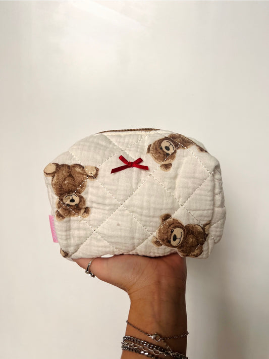 Ruby Bear Makeup Bag