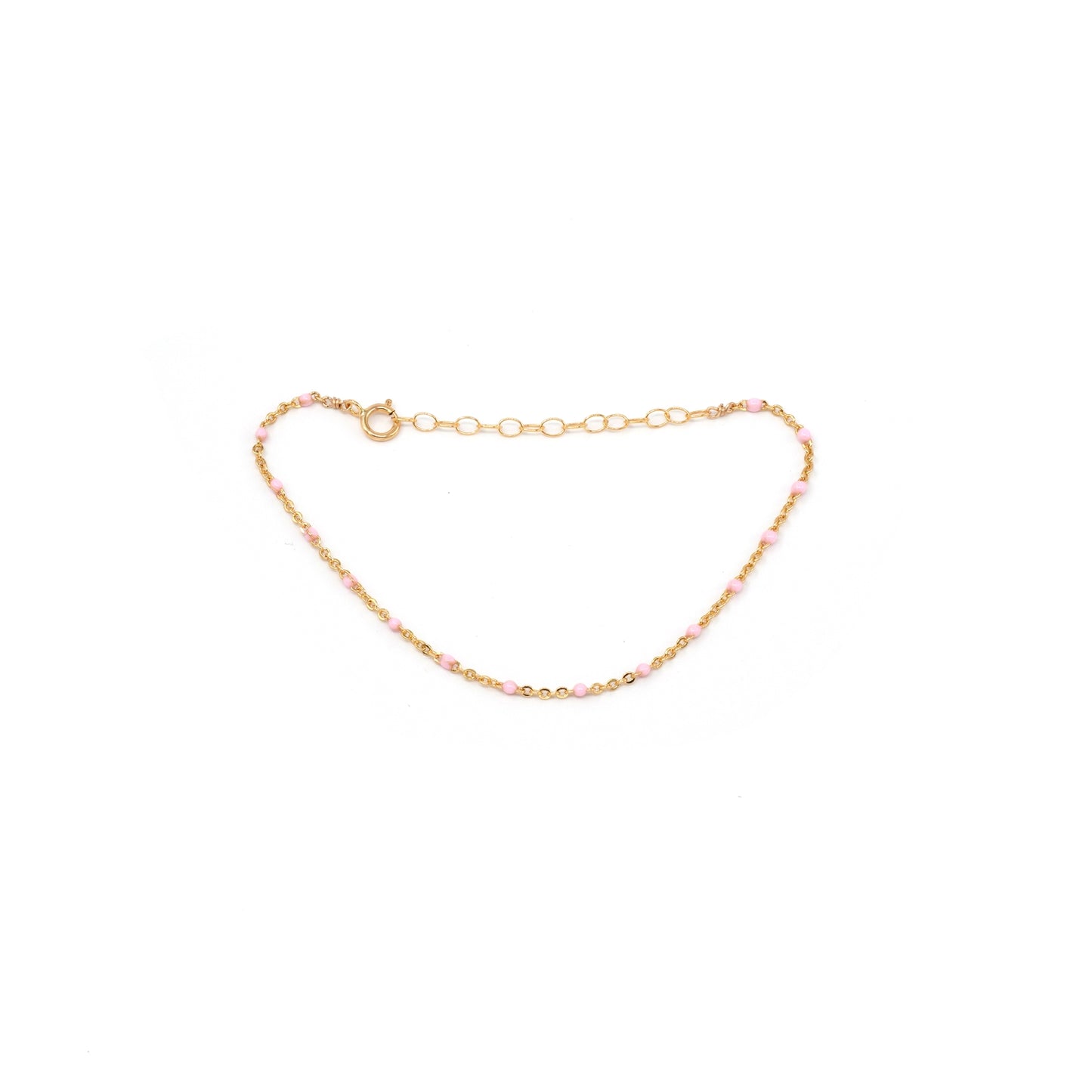 Dainty Gold + Enamel Bracelet