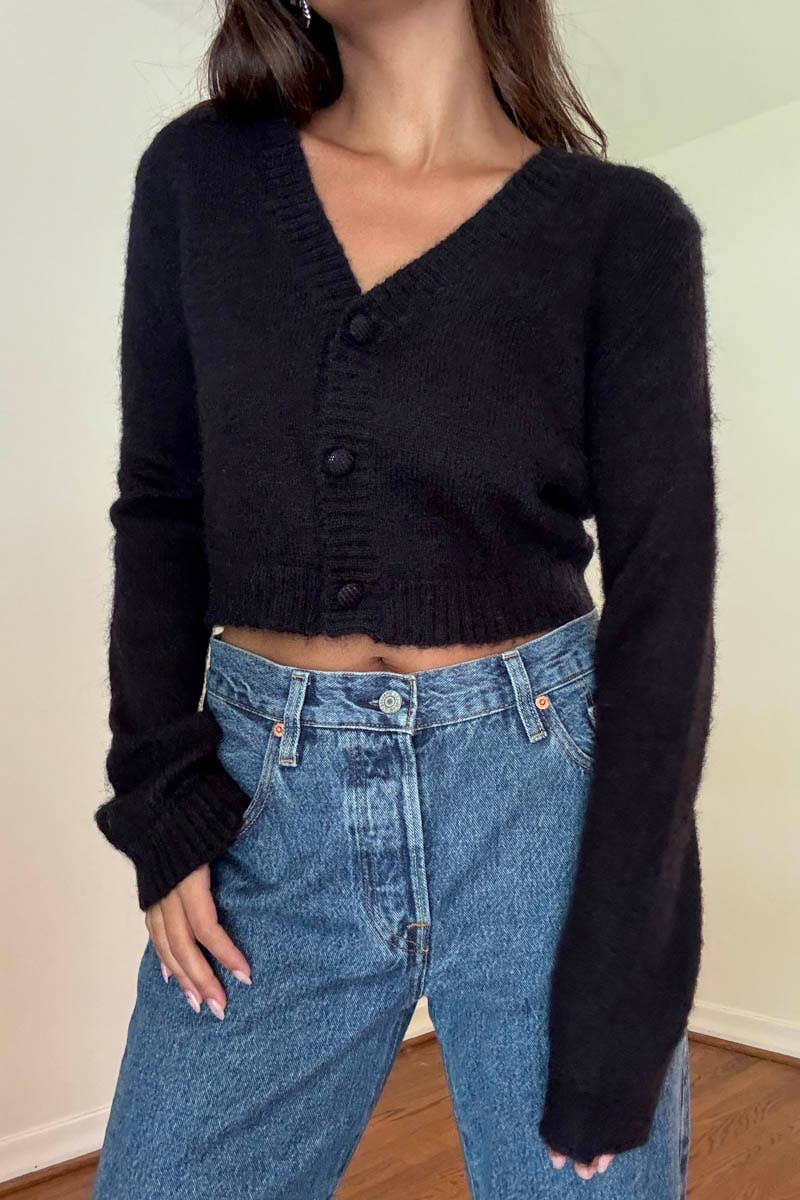 MJ Cropped Cardigan