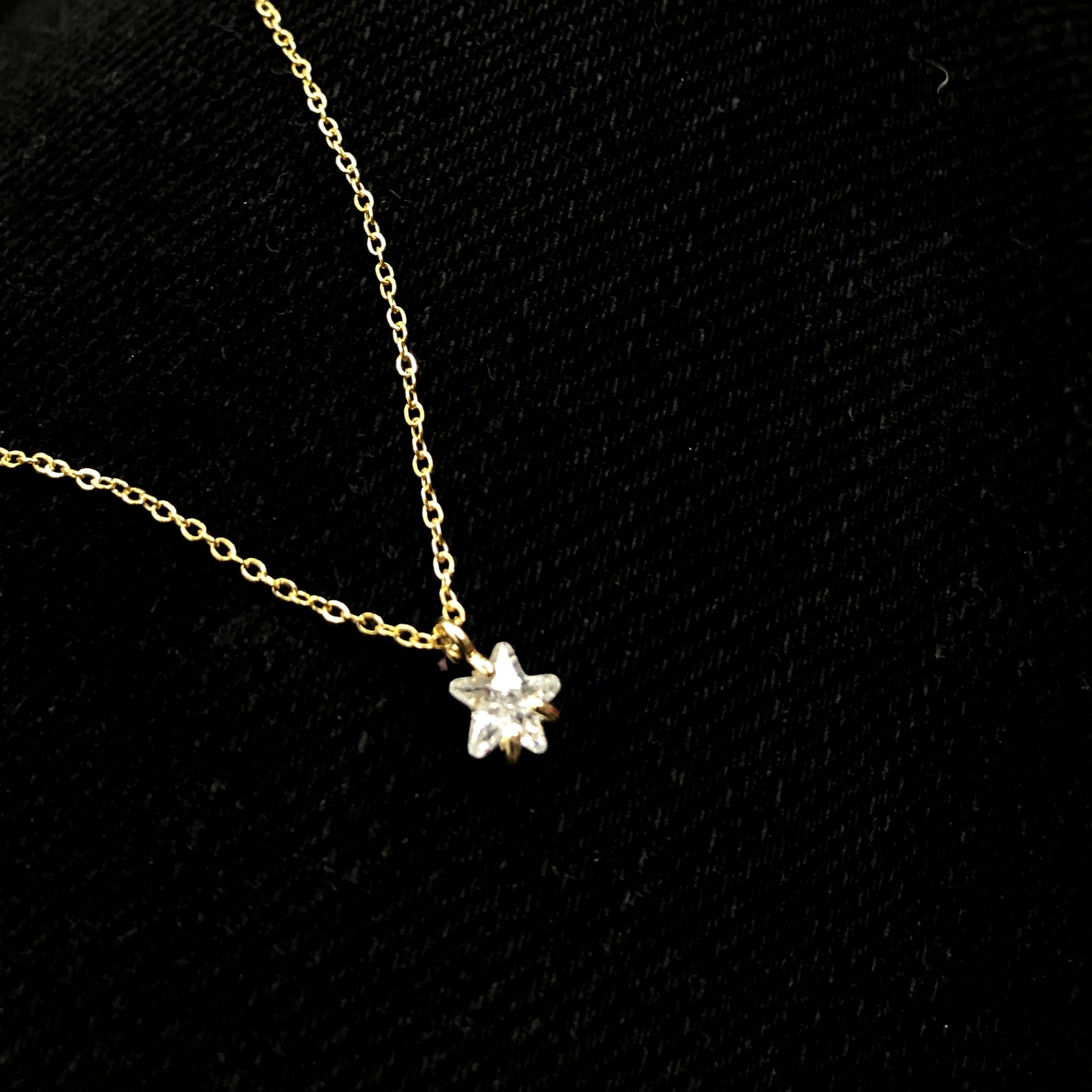 Glass Star Necklace